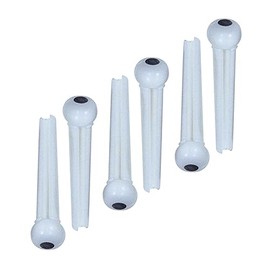 GT BRIDGE PINS-WH/BLK-SET/6 -BP6WH