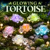 ElvenJoy 20Pcs Mini Turtles with Glitter and Glow Effect, Transparent