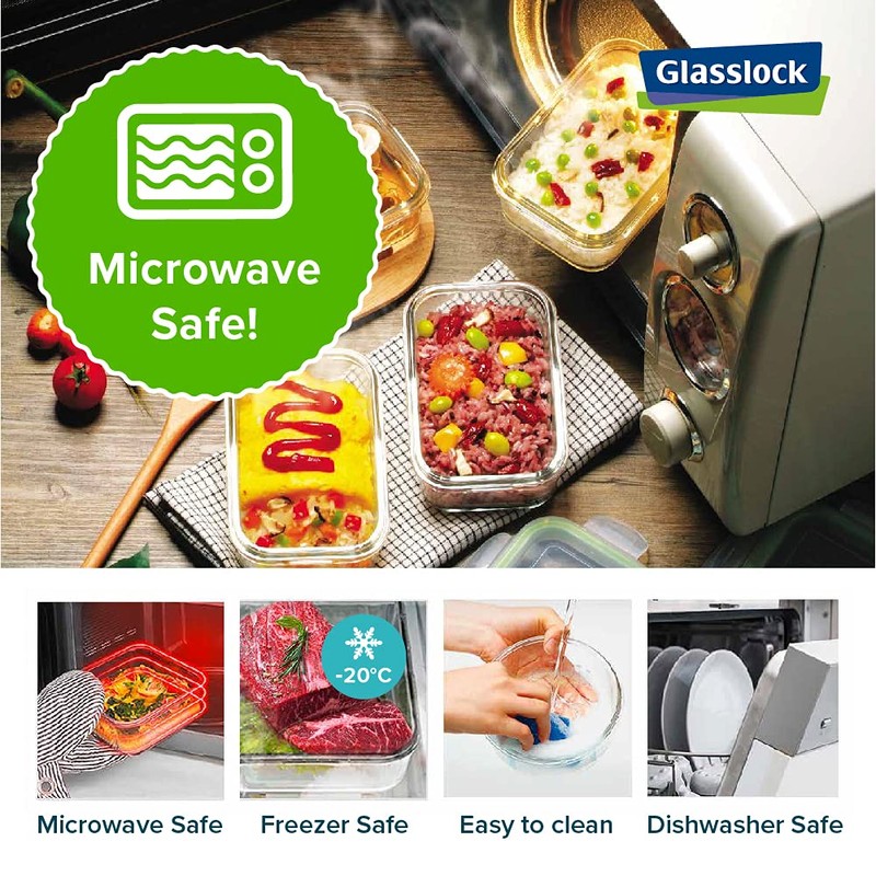 Glasslock 24oz. Secure Seal Food Container -Food Storage