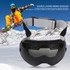 Double Layers Wide Field Anti Fog Skiing Goggles Protection Winter
