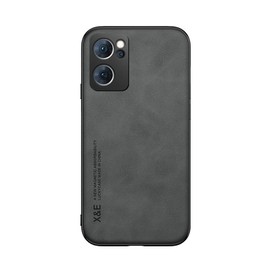 Kepuch Silklike Case for Oppo Reno 7 5G/Find X5 Lite - Cover Bumper Built-in Metal Plate for Oppo Reno 7 5G/Find X5 Lite - Black