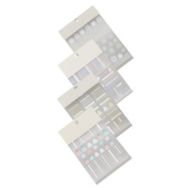 Baluue 4Sets Xmas Nail DIY Decals of Snowflake Sweater Nail Stickers Random Styles for Women for Home Manicure Art Delicate and Practical Christmas Decoration