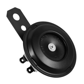 ULTECHNOVO Motorcycle Horn Motorcycle Loud Speaker Whistle Horn Motorbike Horn Scooter Horn Metal Horn Motorcycle Accessories Motorcycle Supplies Replacement Horn Atv Horn Black Iron