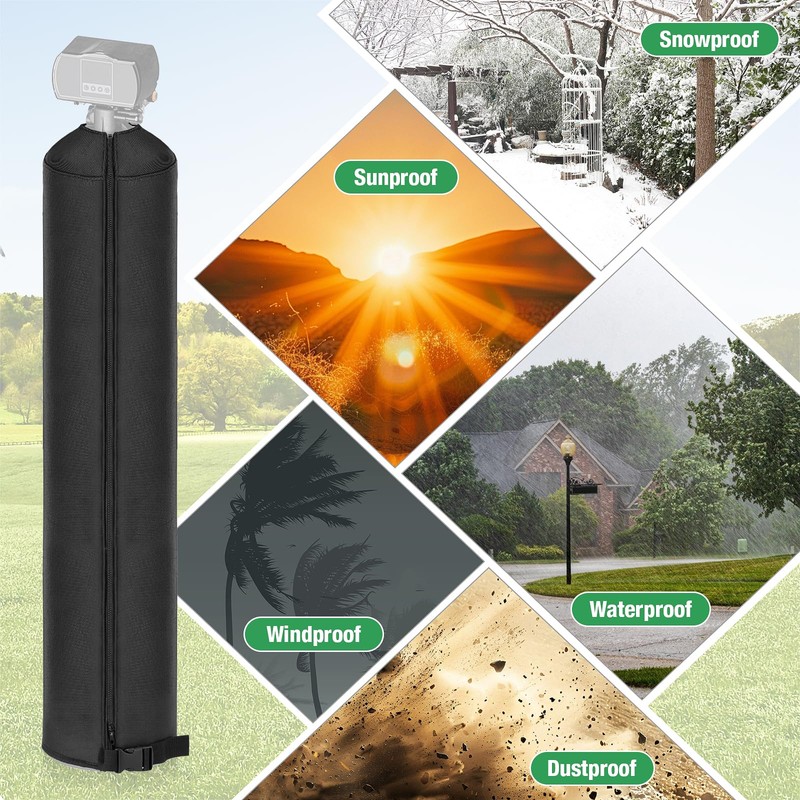 Rilime Water Softener Cover Outdoor 9" x 48"
