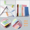 EUSTACE 16 Pcs 6 Holes Loose Leaf Binder Rings Plastic