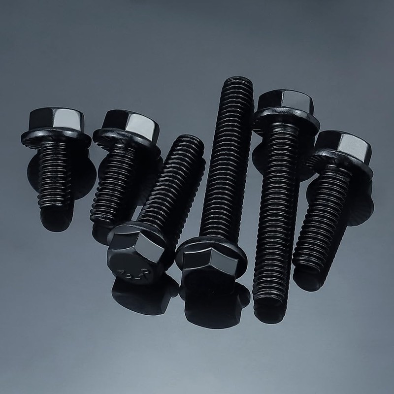 3/8-16 x 3/4" Flanged Hex Bolts (10 pcs), 18-8 (304)