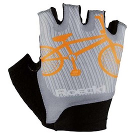 Roeckl Trapani Children's Cycling Gloves Short Grey 2023: Size: 5