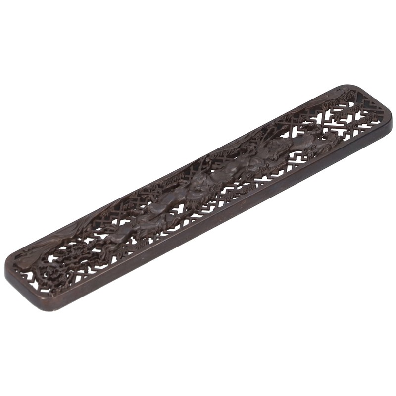 Brass Alloy Incense Burner Home Desktop Burning Incense Holder Case