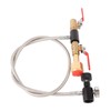 CGA‑320 CO2 Cylinder Refill Adapter with Hose For Filling Soda