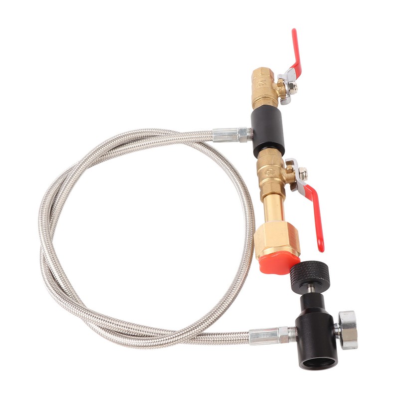 CGA‑320 CO2 Cylinder Refill Adapter with Hose For Filling Soda