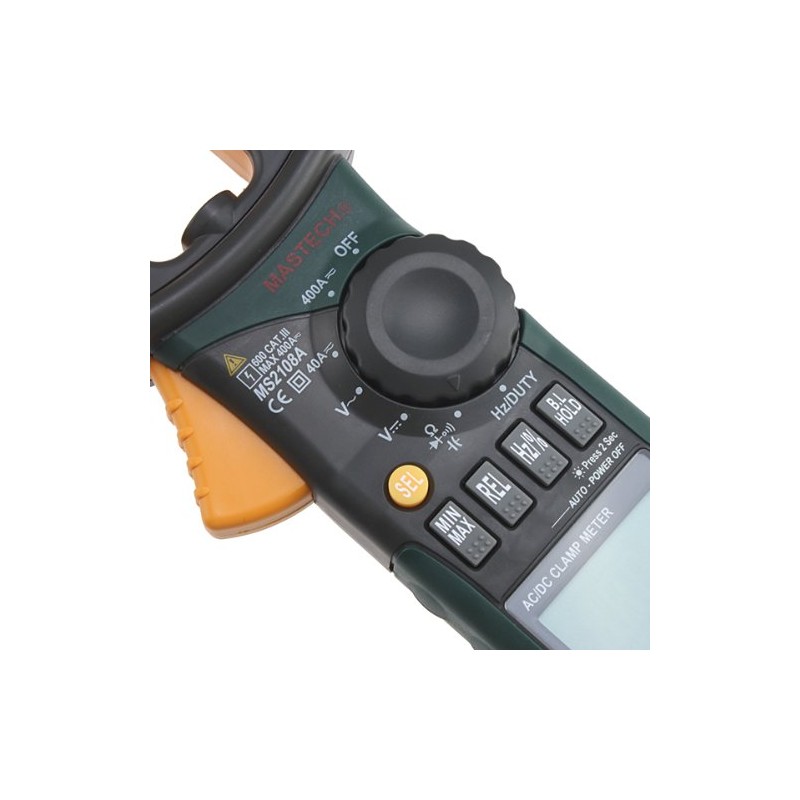 MASTECH Professional MS2108A 4000 AC DC Current Clamp Meter LCD