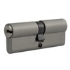 2x Profile Cylinder 100 mm 50/50 Simultaneous Locking Including 10