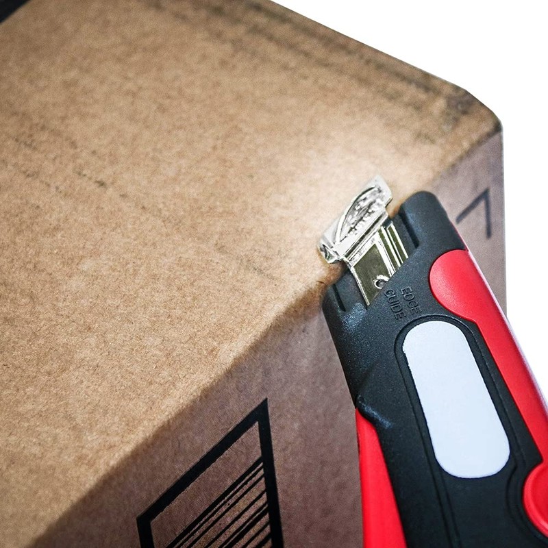 Veltec EZ-1000 Safety Box Cutter Utility Knife, 3 Blade Depth