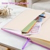 Yonavita Purple Glitter Diary with Lock & Key, No-Shed Sparkle