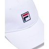 FILA Unisex Adult's Badge Cap, White, One Size