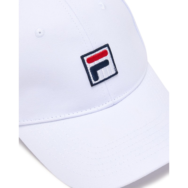 FILA Unisex Adult's Badge Cap, White, One Size