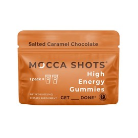 Mocca Shots Caffeine Gummies 200 mg caffeine per pack Seattle Gummy Company - Specification: Salted Caramel Chocolate (12-Pack)