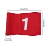 Pack of 4 Golf Flags Mini Golf Flag with Tube