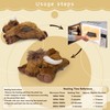 Highland Cow Plush Toy, 4-Pound Weighted Stuffed Animal, Microwaveable and
