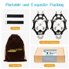 WardWolf Crampons for Hiking Boots 25 Spikes Crampons Ice Snow