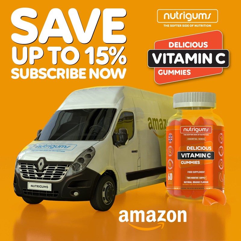 Vitamin C | 60 Orange Flavour Gummies | Two Month