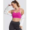 MathCat Y Back Sports Bra for Women, Padded Racerback Sports