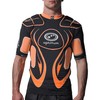 OPTIMUM Boys Unisex Senior Inferno Protective Top, Black, XX-Large, Black/Orange