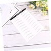 FOMIYES 6sheets Simulation Eyebrow Stickers Hair-like Eyebrow Easy to Use