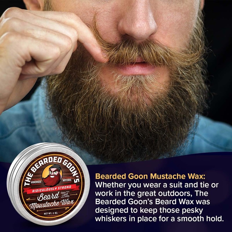 The Bearded Goon Ridiculously Strong Mustache and Beard Wax for