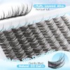 Spider Lash Clusters Fluffy Eyelash Extensions Wispy Individual Lashes Natural