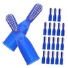 Gatuida 20Pcs Mini Portable Prison Toothbrushes Safe Half Finger Design
