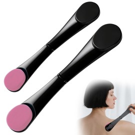 Back Cream Aid, Pack of 2, Foldable Back Cream Aid, Cream Aid for Back with Practical Design, Ideal for Self-Application of Lotions and Sun Protection, 8.8 x 5.8 cm