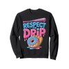 Baseball Drip Ice Cream Sprinkles Youth Boys Baseball Glove Sweatshirt