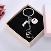 HUAAPLEGO Cute Alloy Enamel Pets Dog Keychain Puppy Key rings
