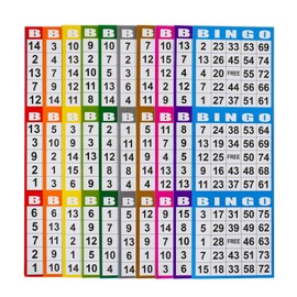 SEETOOOGAMES Bingo Paper Game Cards - 3 Card - 100 Books of 10 Sheets