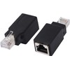 SinLoon RJ45 Crossover Cable RJ45 Crossover Adapter RJ45 8P8C Male