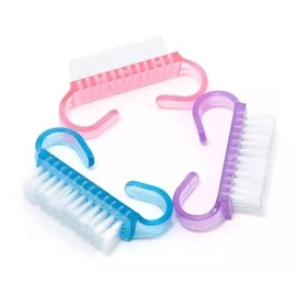 Nail Cepillos Mini Cepillo Garra Uñas Acrílicas, Manicure Y Pedicure 1 Pza