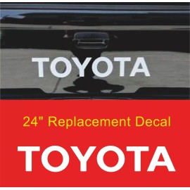 Oracal CUSTOM TOYOTA TAILGATE Vinyl Decal Toyota Sticker Emblem Logo Graphic Letter