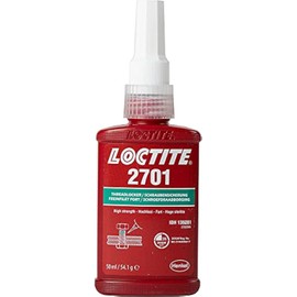 Genuine Henkel Loctite 2701 Maximum Strength - Threadlocking Adhesive - 50 ML