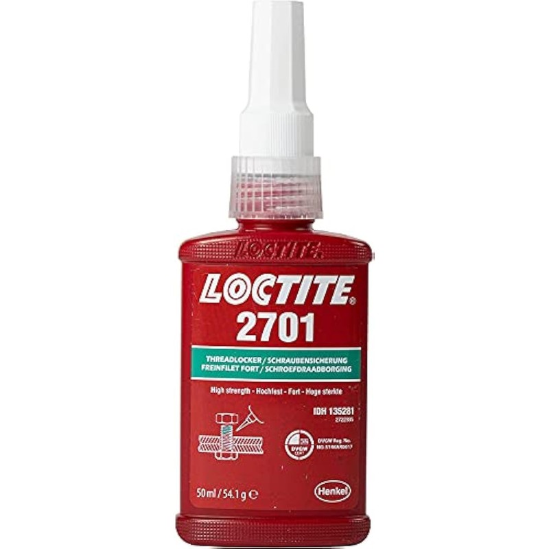 Genuine Henkel Loctite 2701 Maximum Strength - Threadlocking Adhesive -