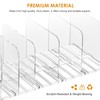 MIKESIER Purse Organizer for Closet - 2 Pack Clear Adjustable