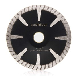 5 Inch Concave Convex Diamond Saw Blade for Granite Concrete Quartz Sinkwork Circle Shape Cutting