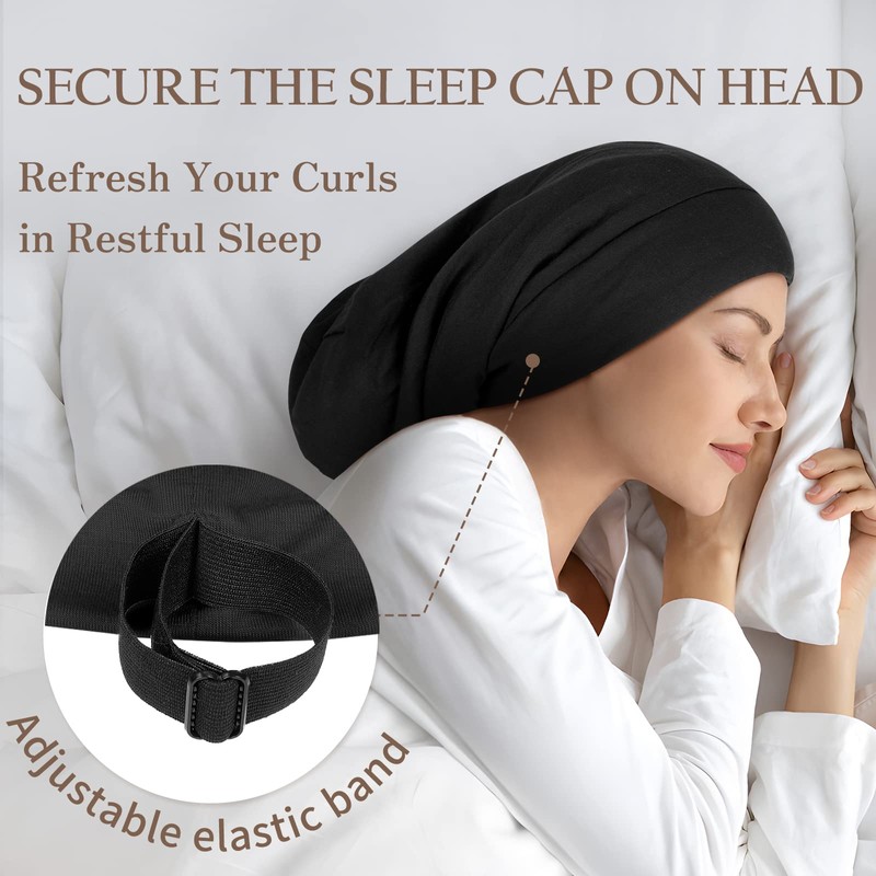 OLESILK Silk Bonnet Beanie for Day & Night, Silk/Modal Unisex