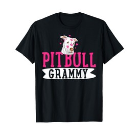 Pitbull Grammy Pit Bull Terrier Dog Pibble Mother's Day T-Shirt