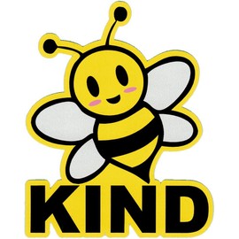 Bee Kind - Kindness Small Bumper Sticker or Laptop Decal (3.25" X 4")
