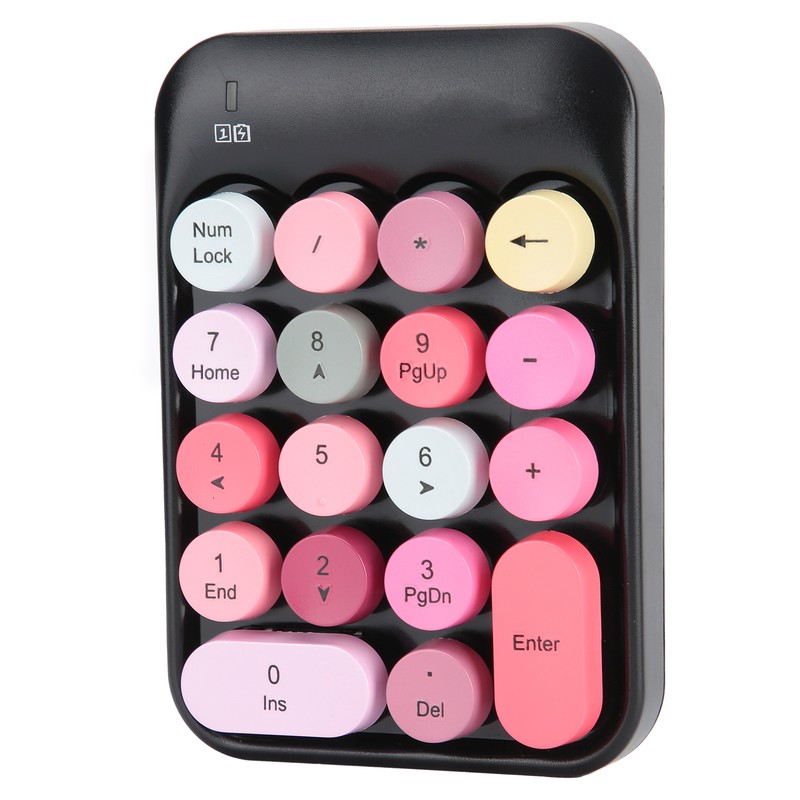 AJAZZ Wireless Numeric Keyboard Chocolate Keycap for Game Direction Switching