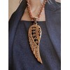 Solid Copper Pendant and 20 inch solid copper chain set