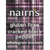 Nairns Cracked Black Pepper Gluten Free Cracker 114 g (Pack