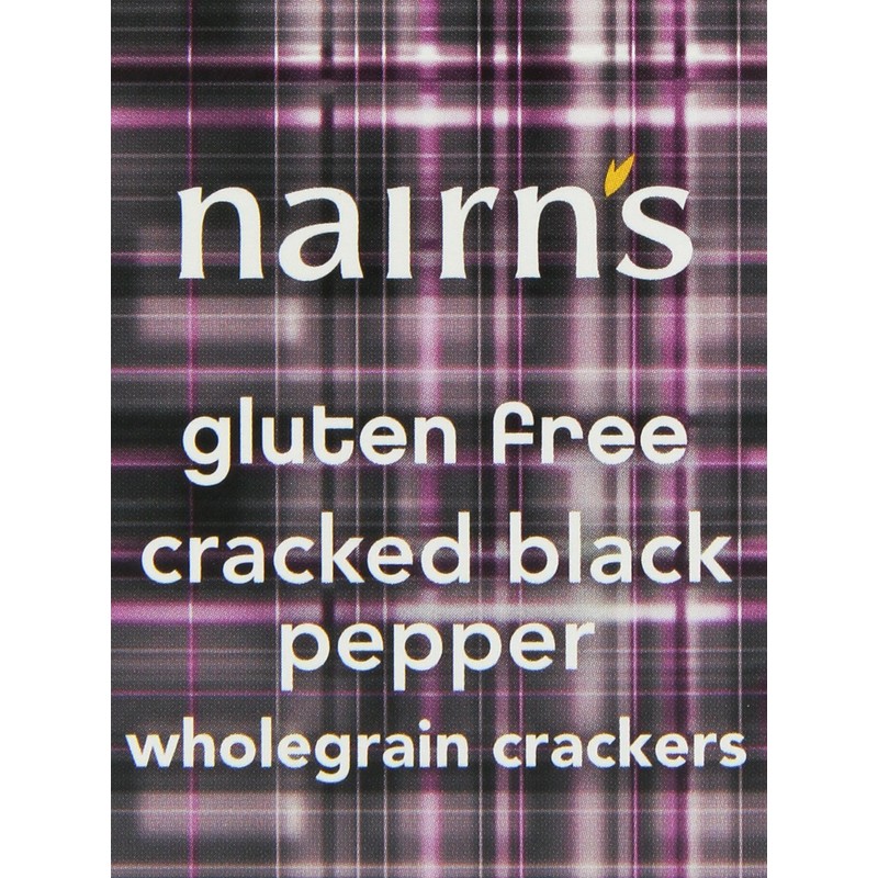 Nairns Cracked Black Pepper Gluten Free Cracker 114 g (Pack