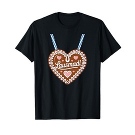 Lausmadl Pink Gingerbread Heart German T-Shirt
